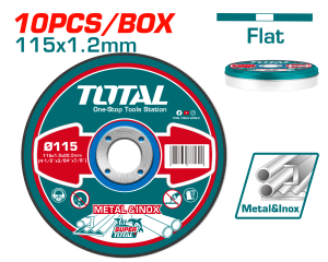 Abrasive metal cutting disc set