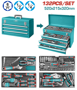 132 Pcs tools chest set