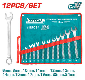 12 Pcs combination spanner set