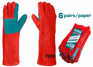 Welding leather gloves